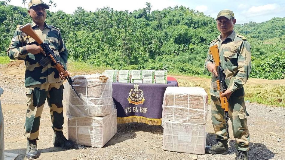 Meghalaya BSF seizes medicines worth over 3 lakh in East Jaintia Hills Meghalaya BSF seizes medicines worth over 3 lakh in East Jaintia Hills