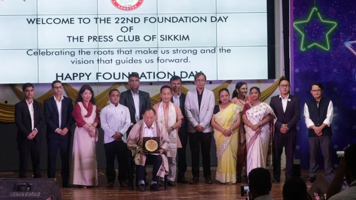 Sikkim CM announces new initiatives for journalists on Press Club's foundation day