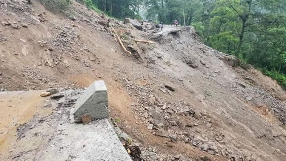 Landslide in North Sikkim severely disrupts connectivity, no casualties reported Landslide in North Sikkim severely disrupts connectivity, no casualties reported