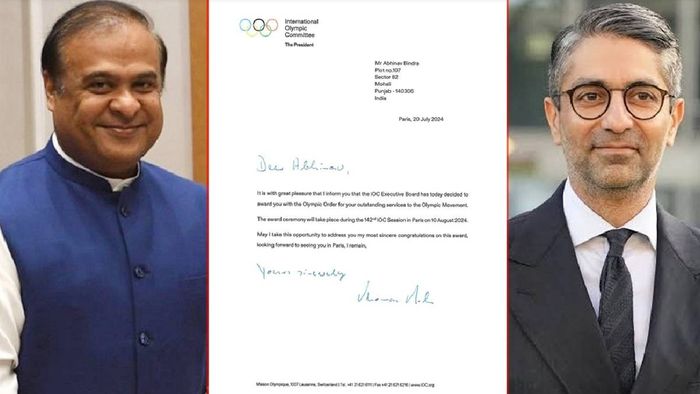 Assam CM Himanta Biswa Sarma lauds Abhinav Bindra for Olympic Order honor