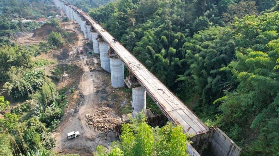 Project aimed at connecting Mizoram to national rail network nearly complete: NF Railway Project aimed at connecting Mizoram to national rail network nearly complete: NF Railway