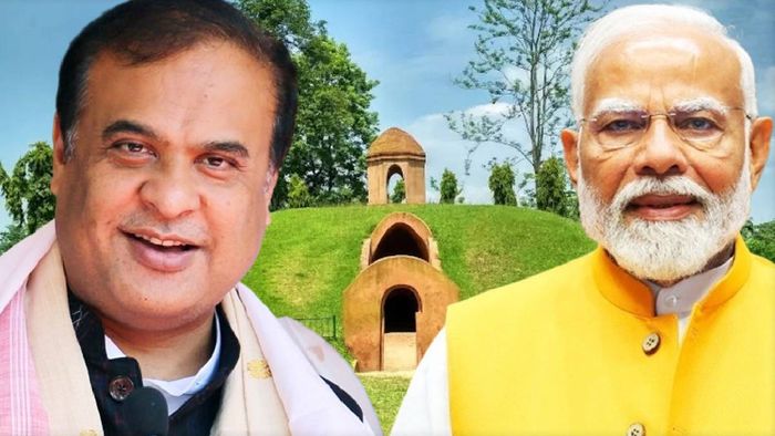 PM Modi and Himanta Biswa Sarma celebrate UNESCO World Heritage status for Charaideo Moidams