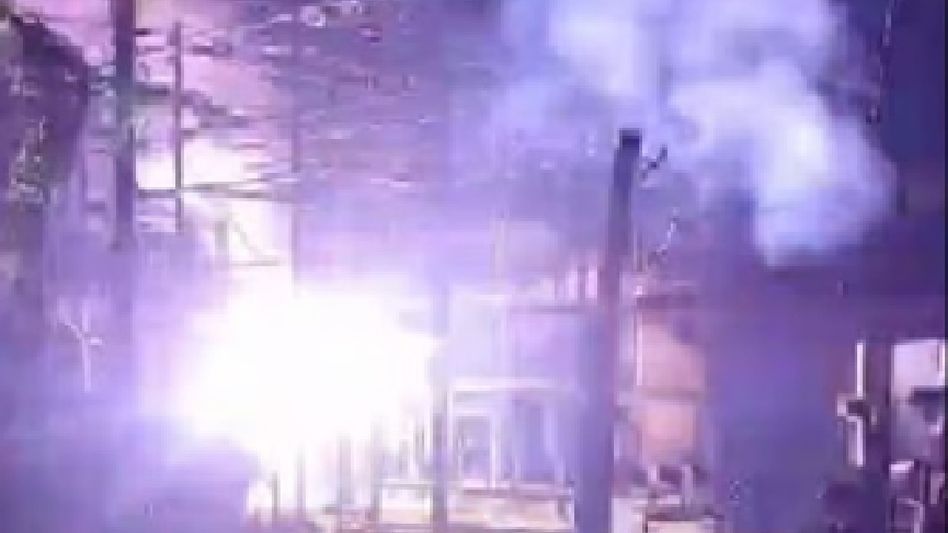 Assam: Transformer explosion at Biswanath Chariali power sub-division causes major fire, power outage Assam: Transformer explosion at Biswanath Chariali power sub-division causes major fire, power outage