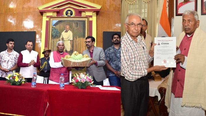 Governor Phagu Chauhan bids farewell to Meghalaya