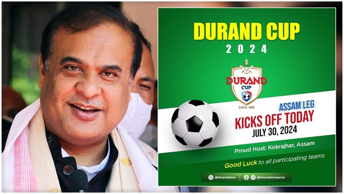 Himanta Biswa Sarma sends best wishes as Durand Cup 2024 kicks off in Kokrajhar