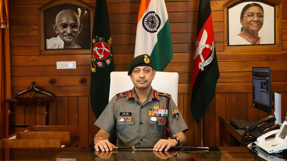 Lt Gen Vikas Lakhera takes command of Assam Rifles as 22nd Director General Lt Gen Vikas Lakhera takes command of Assam Rifles as 22nd Director General
