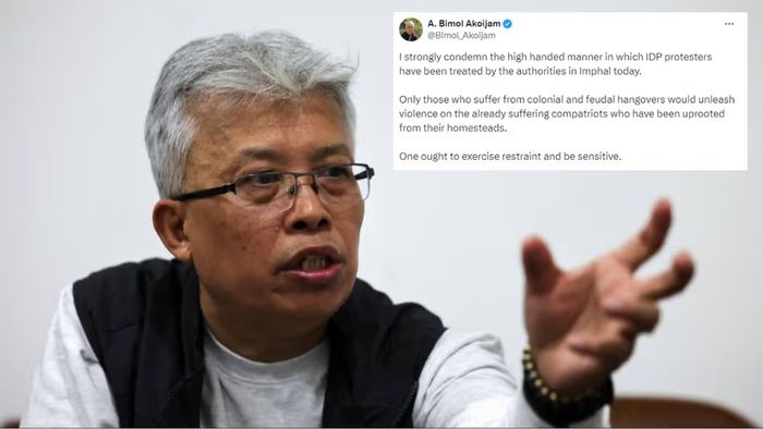 Manipur MP condemns 'high-handed' treatment of IDP protesters in Imphal