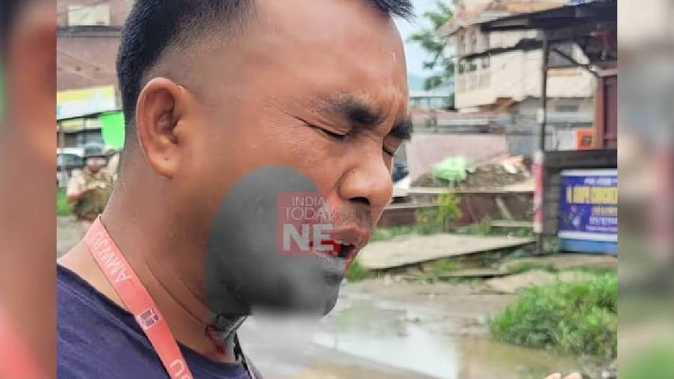 Manipur Police Officer suspended for assaulting journalist Manipur Police Officer suspended for assaulting journalist