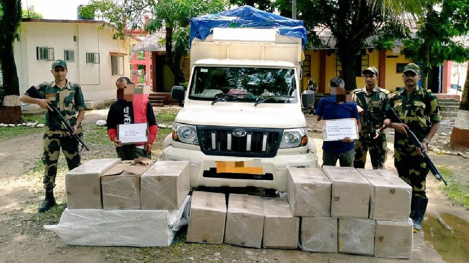 Meghalaya BSF seizes medicines worth over Rs 5 lakh from East Khasi Hills border, 2 arrested Meghalaya BSF seizes medicines worth over Rs 5 lakh from East Khasi Hills border, 2 arrested