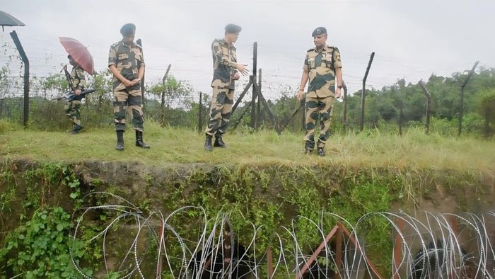 BSF official reviews operations along Indo-Bangladesh border in Meghalaya