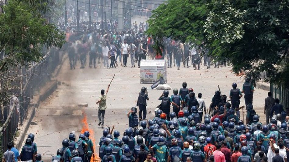 India issues travel advisory to citizens as death toll rises to 97 in fresh violence in Bangladesh India issues travel advisory to citizens as death toll rises to 97 in fresh violence in Bangladesh