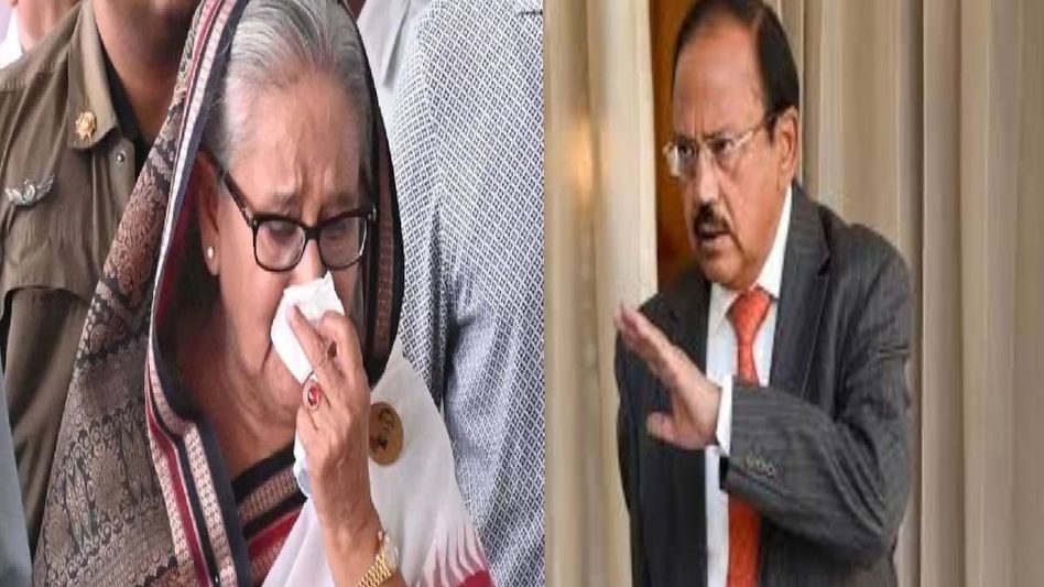 NSA Ajit Doval meets Sheikh Hasina at Hindon airbase as India provides security amid Bangladesh crisis NSA Ajit Doval meets Sheikh Hasina at Hindon airbase as India provides security amid Bangladesh crisis