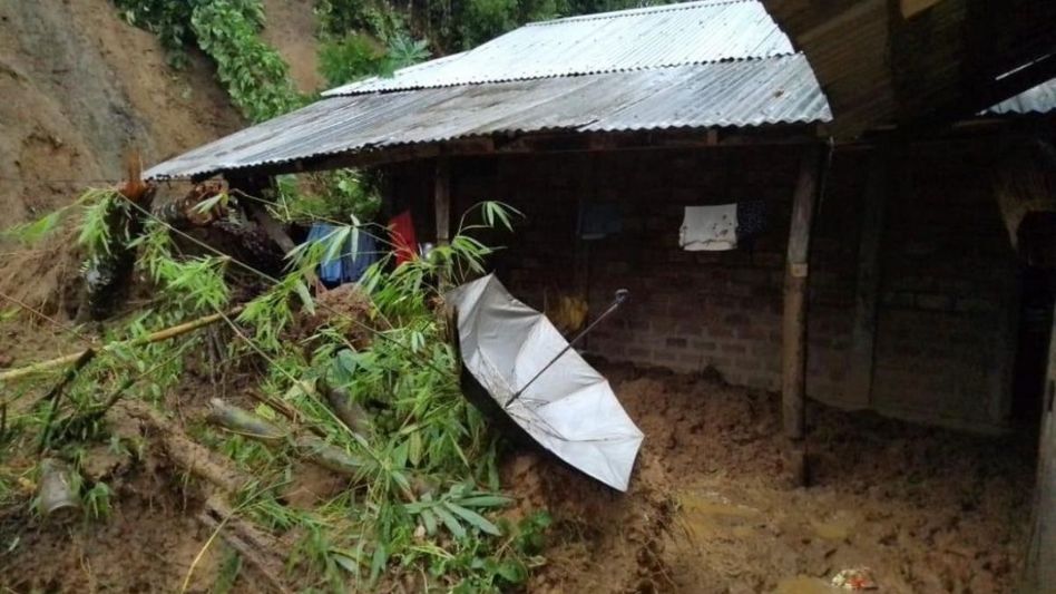 Manipur: Landslide in Jiribam claims one life, 4 injured Manipur: Landslide in Jiribam claims one life, 4 injured
