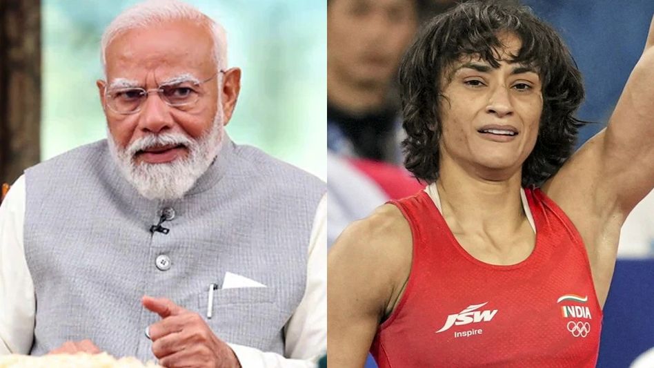 PM Modi urges IOA to lodge strong protest over Vinesh Phogat's disqualification at Paris Olympics PM Modi urges IOA to lodge strong protest over Vinesh Phogat's disqualification at Paris Olympics
