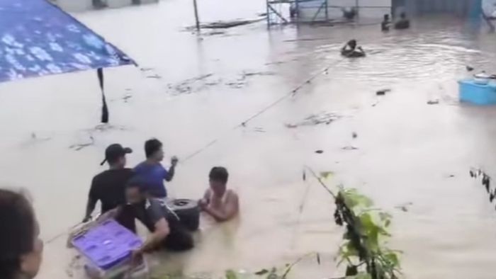 Manipur: Heavy rain floods shelter for displaced families in Bishnupur