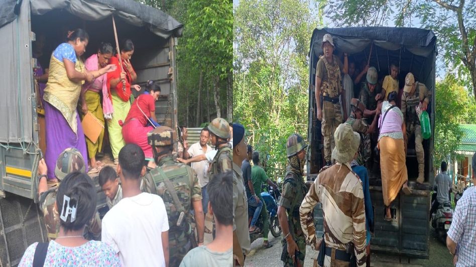 Manipur: 133 relief camp inmates return to Jiribam amidst peace efforts Manipur: 133 relief camp inmates return to Jiribam amidst peace efforts