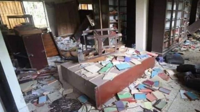 Tipra Motha leader condemns vandalism of historic Maharaja Bir Chandra Library in Bangladesh