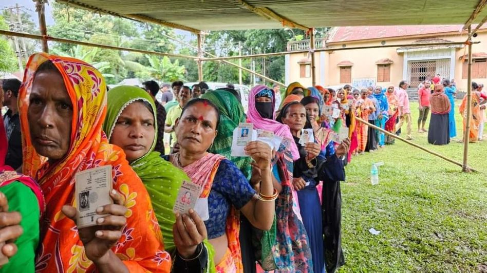 Tripura Panchayat polls record 79 per cent voter turnout till 4 PM amid sporadic incidents Tripura Panchayat polls record 79 per cent voter turnout till 4 PM amid sporadic incidents
