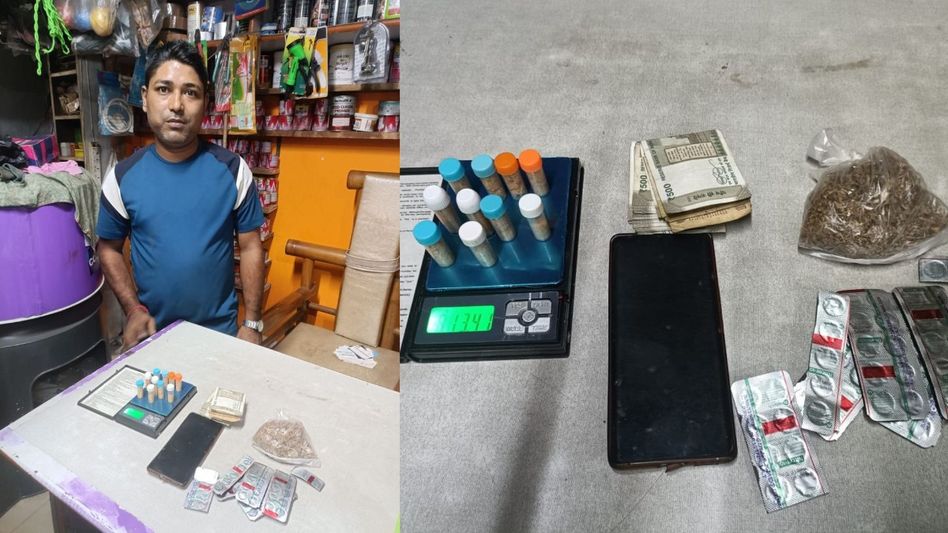 Assam police arrest suspected drug peddler, seize illegal substances Assam police arrest suspected drug peddler, seize illegal substances