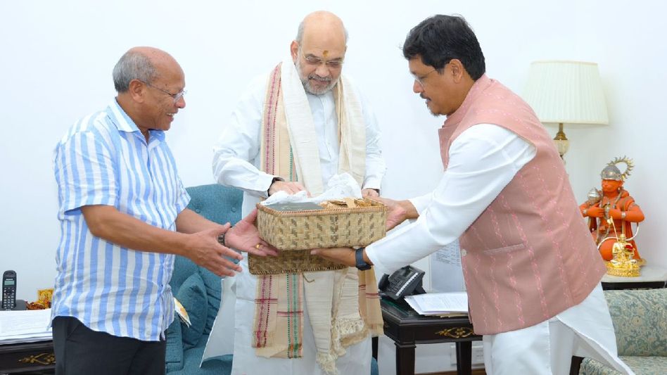 Meghalaya: Amit Shah assures no individual from Bangladesh will enter state Meghalaya: Amit Shah assures no individual from Bangladesh will enter state