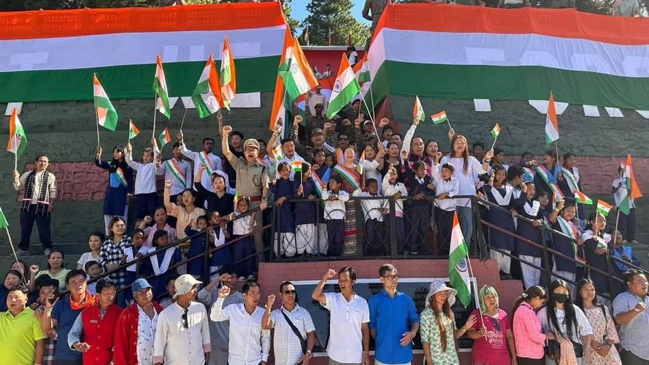 Arunachal minister joins Tiranga Yatra in Walong, aims collective resolve to honour Tricolour Arunachal minister joins Tiranga Yatra in Walong, aims collective resolve to honour Tricolour