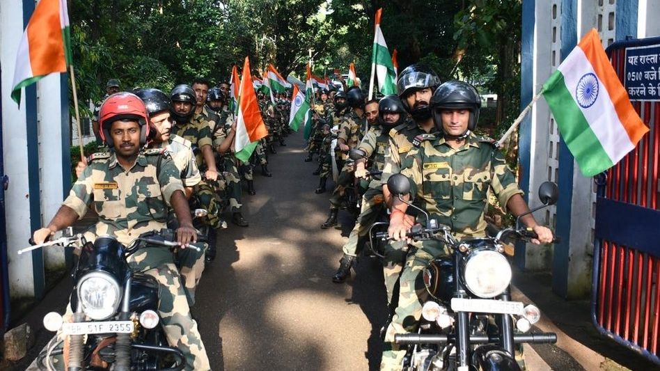 Meghalaya BSF launches 'Har Ghar Tiranga' campaign Meghalaya BSF launches 'Har Ghar Tiranga' campaign
