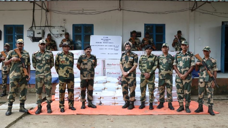 Meghalaya BSF seizes smuggled goods worth Rs 58 lakh in East Khasi Hills district Meghalaya BSF seizes smuggled goods worth Rs 58 lakh in East Khasi Hills district