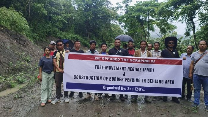 Manipur: Zou Civil Society organizations demand halt to India-Myanmar border construction