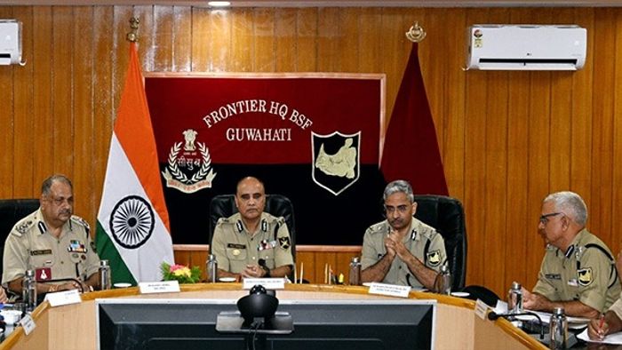 Assam: BSF ADG reviews security situation at Guwahati Frontier