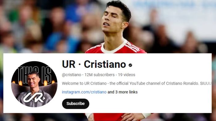 Ronaldo scores YouTube record: 12 million subscribers in 13 hours