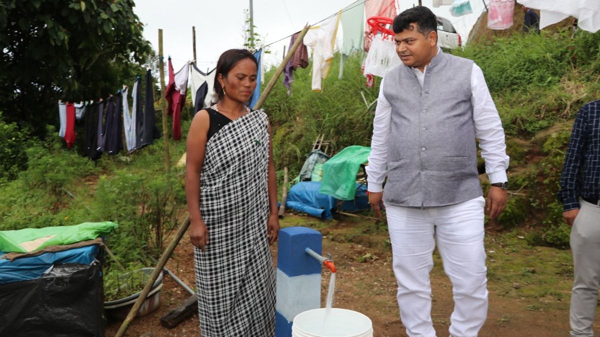 Union Minister reviews development projects in Meghalaya's South West Khasi Hills