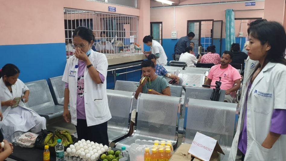 Arunachal hospital conducts blood donation camp to address acute blood shortage Arunachal hospital conducts blood donation camp to address acute blood shortage