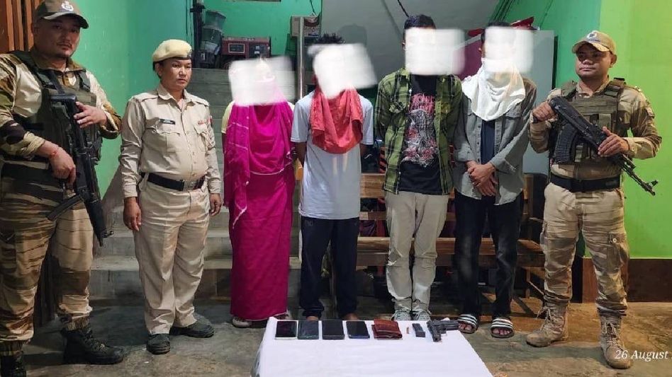 Manipur Police arrest four KCP PWG cadres in major security sweep Manipur Police arrest four KCP PWG cadres in major security sweep