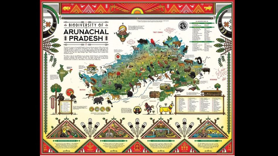 Arunachal Pradesh releases comprehensive state biodiversity map Arunachal Pradesh releases comprehensive state biodiversity map