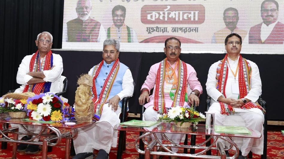 Tripura BJP president says party aims to lead in NE in terms of membership Tripura BJP president says party aims to lead in NE in terms of membership