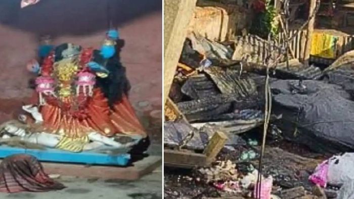 Tripura Police asked to take action in Goddess Kali idol defacement, torching of houses