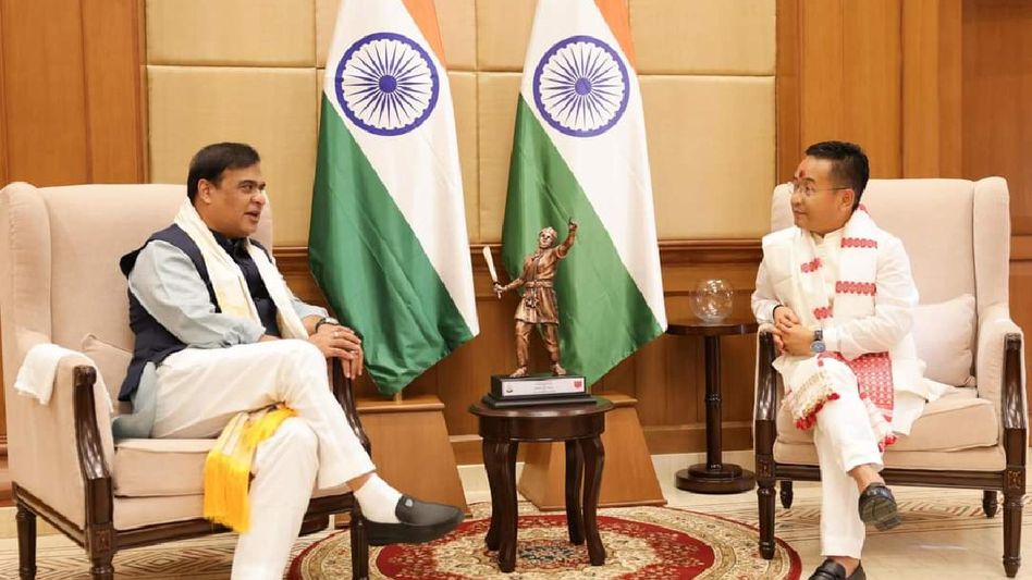 Sikkim CM advocates regional connectivity, healthcare collaboration during meeting with Himanta Biswa Sarma Sikkim CM advocates regional connectivity, healthcare collaboration during meeting with Himanta Biswa Sarma