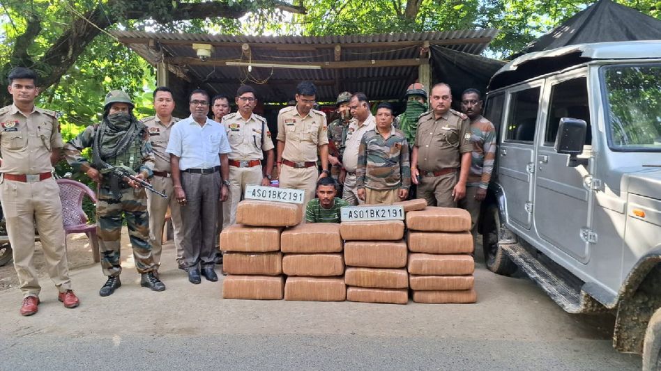 One held with cannabis worth Rs 20 lakh in Tripura's Dhalai district One held with cannabis worth Rs 20 lakh in Tripura's Dhalai district