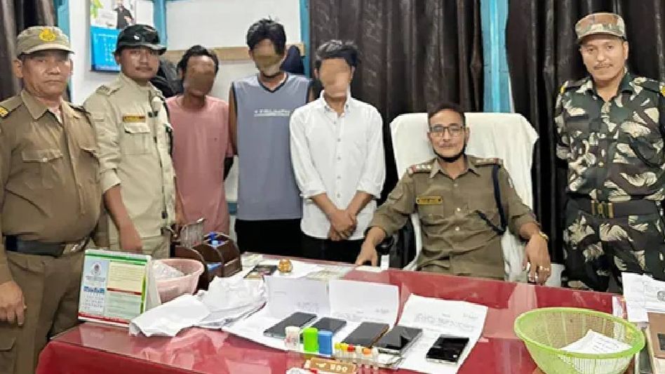 Manipur police destroy massive cache of narcotics in Imphal West Manipur police destroy massive cache of narcotics in Imphal West
