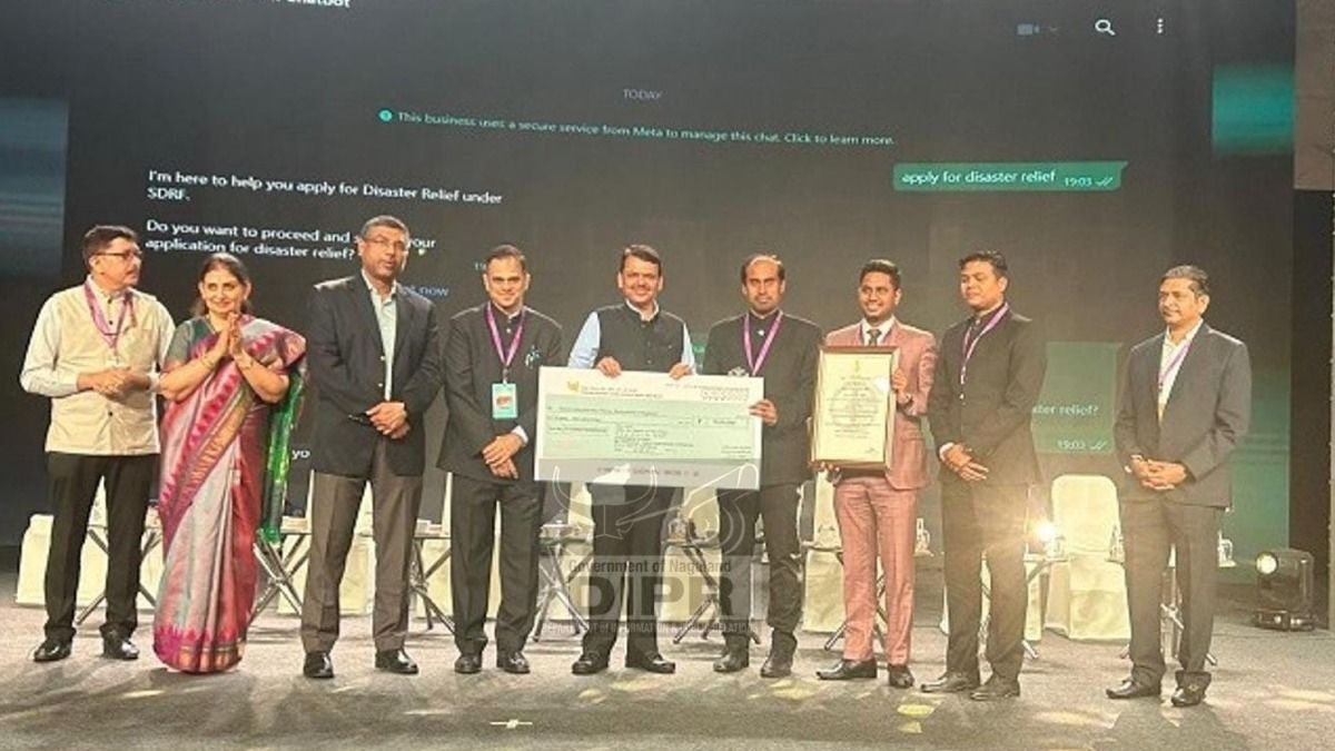 Nagaland: Wokha district’s WhatsApp chatbot wins Gold at National e-Governance awards