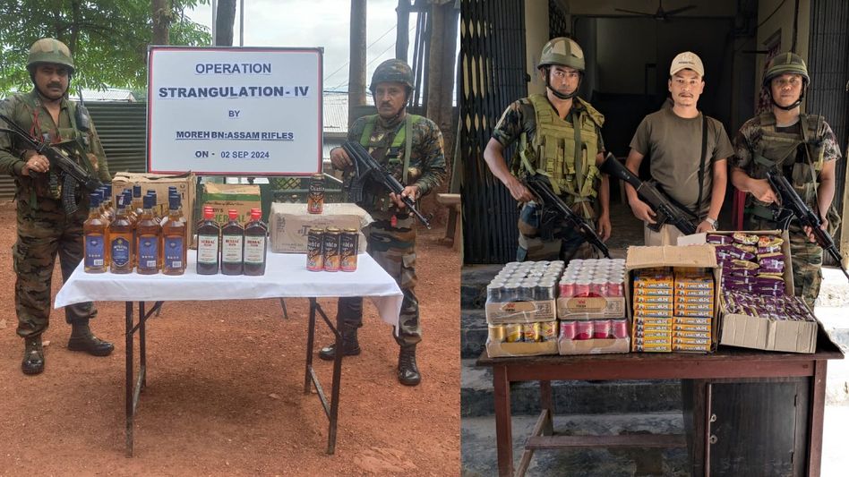 Manipur police destroy massive cache of narcotics in Imphal West Manipur police destroy massive cache of narcotics in Imphal West