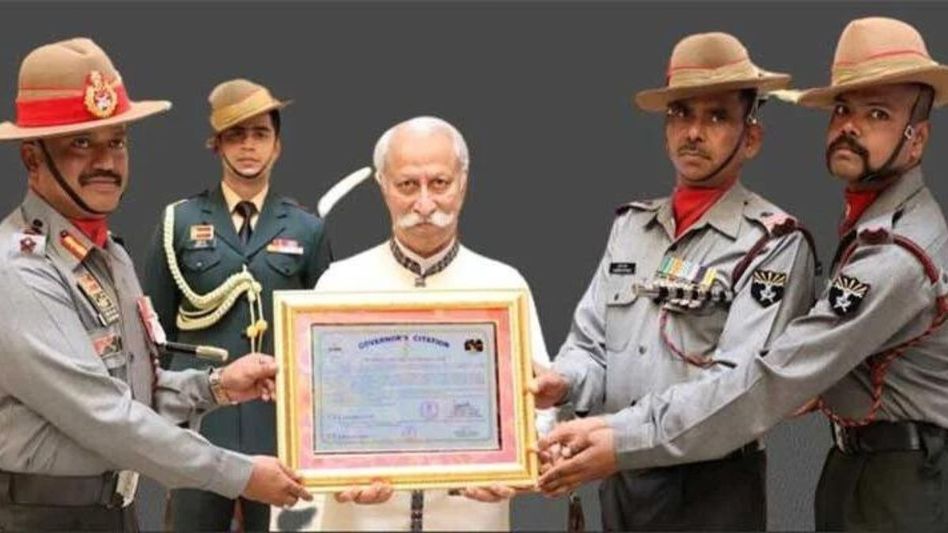 Arunachal: Assam Rifles personnel get Governor's Gold, Silver medals Arunachal: Assam Rifles personnel get Governor's Gold, Silver medals