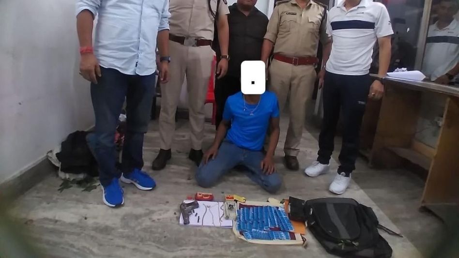 Sikkim: Rangpo meat and fish seller arrested with pistol, bullets, and drugs at checkpost Sikkim: Rangpo meat and fish seller arrested with pistol, bullets, and drugs at checkpost
