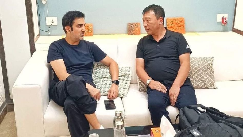 Sikkim tourism minister meets Gautam Gambhir to discuss sports tourism Sikkim tourism minister meets Gautam Gambhir to discuss sports tourism