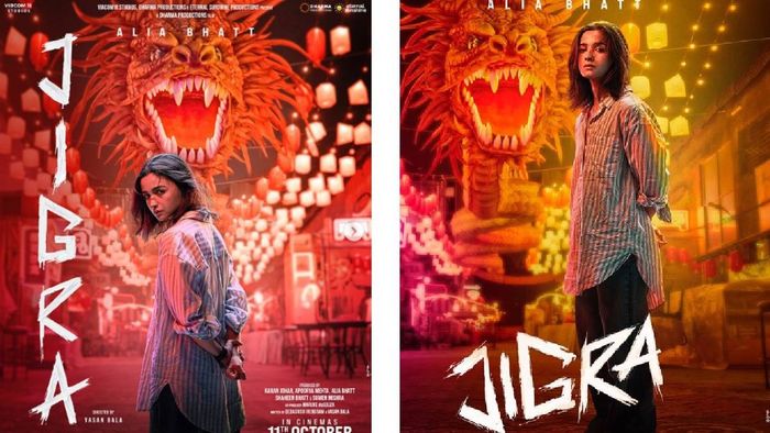 Alia Bhatt Unveils fierce look in Jigra posters