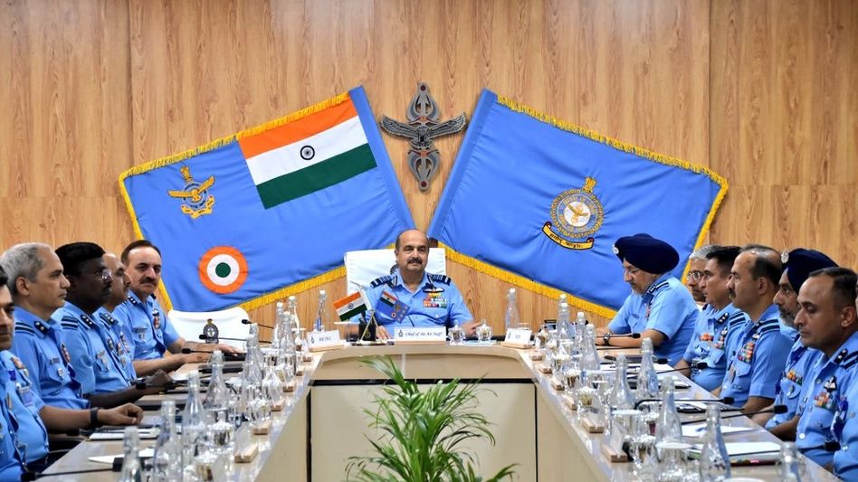CAS VR Chaudhari reviews operational preparedness at Eastern Air Command in Shillong CAS VR Chaudhari reviews operational preparedness at Eastern Air Command in Shillong