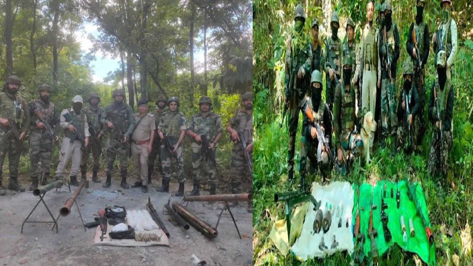 Manipur: Sophisticated weapons, arms recovered during security force operations in hill and valley districts Manipur: Sophisticated weapons, arms recovered during security force operations in hill and valley districts