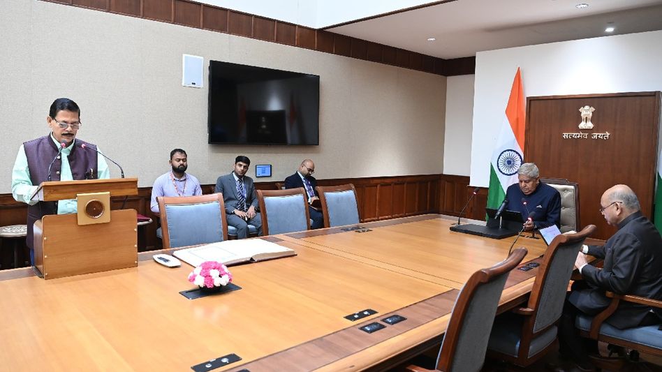 Assam's Mission Ranjan Das sworn in as Member of Rajya Sabha Assam's Mission Ranjan Das sworn in as Member of Rajya Sabha