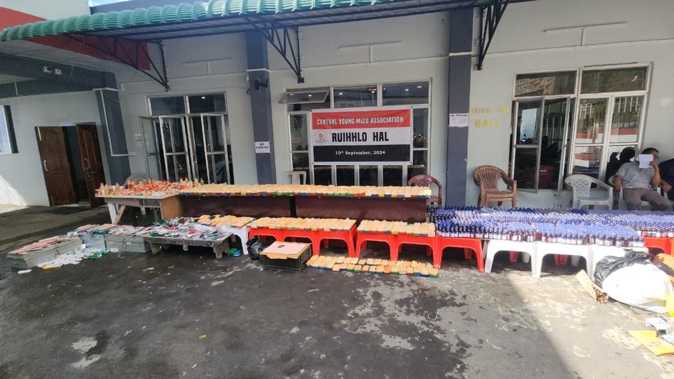 Mizoram's YMA destroy drugs worth over Rs 5 crore Mizoram's YMA destroy drugs worth over Rs 5 crore