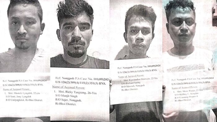 Meghalaya police foil robbery attempt, arrest four suspects in Ri Bhoi